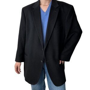 Jos A Bank Unisex Dark Gray 100% Cashmere 2 button Sport Coat Blazer 48R